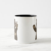 Tasse 2 Couleurs Ours de paix de la Virginie d'Abingdon (Centre)