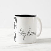 Tasse 2 Couleurs Ours de panda personnalisées (Devant droit)