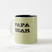 TASSE 2 COULEURS OURS DE PAPA (Devant gauche)