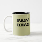 TASSE 2 COULEURS OURS DE PAPA (Gauche)