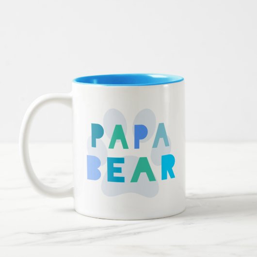 Tasse 2 Couleurs Ours de papa (Gauche)