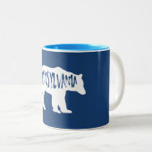 Tasse 2 Couleurs Ours de Pennsylvanie (Devant droit)