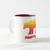 Tasse 2 Couleurs Ours de Pennsylvanie (Devant gauche)