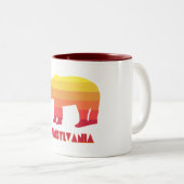 Tasse 2 Couleurs Ours de Pennsylvanie (Devant droit)