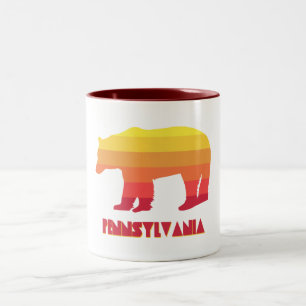 Tasse 2 Couleurs Ours de Pennsylvanie