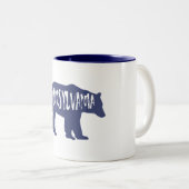 Tasse 2 Couleurs Ours de Pennsylvanie (Devant droit)