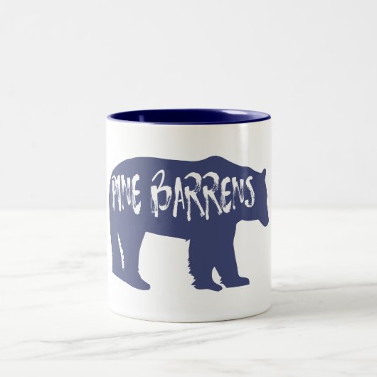Tasse 2 Couleurs Ours de pin (Centre)