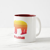 Tasse 2 Couleurs Ours de pin (Devant droit)