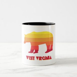 Tasse 2 Couleurs Ours de Virginie occidentale