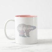 Tasse 2 Couleurs Ours d'hiver de Californie (Gauche)