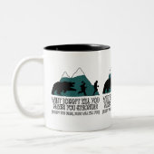 Tasse 2 Couleurs Ours drôles (Gauche)