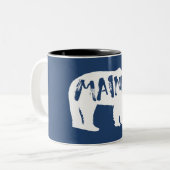 Tasse 2 Couleurs Ours du Maine (Devant gauche)
