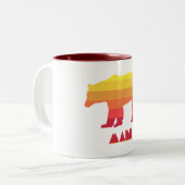 Tasse 2 Couleurs Ours du Maine (Devant gauche)