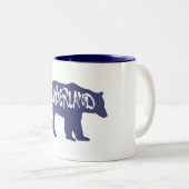 Tasse 2 Couleurs Ours du maryland de Cumberland (Devant droit)