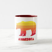 Tasse 2 Couleurs Ours du Minnesota (Centre)
