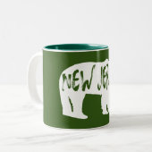 Tasse 2 Couleurs Ours du New Jersey (Devant gauche)