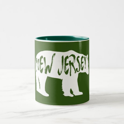 Tasse 2 Couleurs Ours du New Jersey (Centre)
