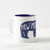 Tasse 2 Couleurs Ours du Nouveau-Mexique (Devant gauche)