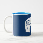 Tasse 2 Couleurs Ours du parc national Yellowstone (Gauche)
