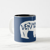 Tasse 2 Couleurs Ours du Vermont (Devant gauche)