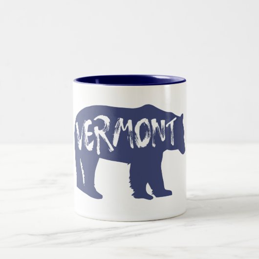 Tasse 2 Couleurs Ours du Vermont (Centre)