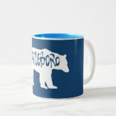 Tasse 2 Couleurs Ours du Vermont Brattleboro (Devant droit)