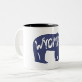 Tasse 2 Couleurs Ours du Wyoming (Devant gauche)