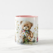 Tasse 2 Couleurs Ours en peluche (Centre)