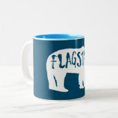 Tasse 2 Couleurs Ours Flagstaff Arizona (Devant gauche)