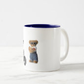 Tasse 2 Couleurs Ours frais avec un tour gentil (Devant droit)