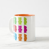 Tasse 2 Couleurs Ours gommeux (Devant gauche)