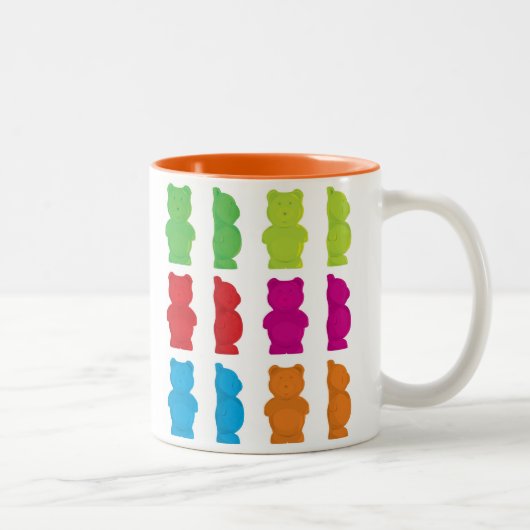 Tasse 2 Couleurs Ours gommeux (Droit)