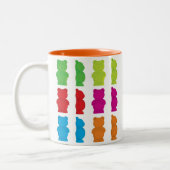 Tasse 2 Couleurs Ours gommeux (Gauche)