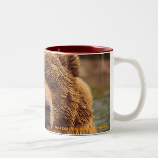 Tasse 2 Couleurs Ours gris amical
