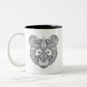 Tasse 2 Couleurs Ours inspiré (Gauche)