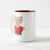 Tasse 2 Couleurs Ours mignon (Devant gauche)