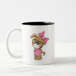Tasse 2 Couleurs Ours mignon féminin