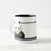 Tasse 2 Couleurs Ours panda (Devant gauche)