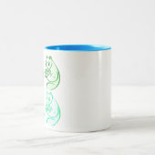 Tasse 2 Couleurs Ours Panda Art Pop Joueur (Centre)