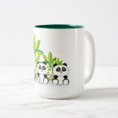 Tasse 2 Couleurs Ours Pandas (Devant droit)