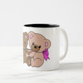 Tasse 2 Couleurs Ours peluche (Devant droit)