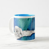 Tasse 2 Couleurs Ours polaire Aurora (Devant gauche)
