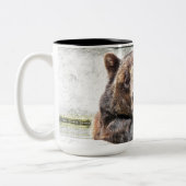 Tasse 2 Couleurs Ours souriant (Gauche)