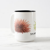 Tasse 2 Couleurs oursin de Roche-sondage, mathaei d'Echinometra (Devant gauche)