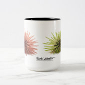 Tasse 2 Couleurs oursin de Roche-sondage, mathaei d'Echinometra (Centre)