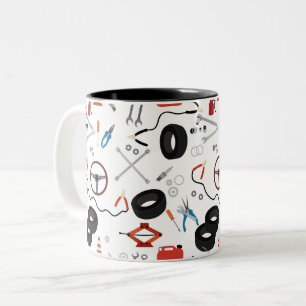 Tasse 2 Couleurs Outils Automobile Mécanique