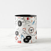 Tasse 2 Couleurs Outils Automobile Mécanique (Centre)