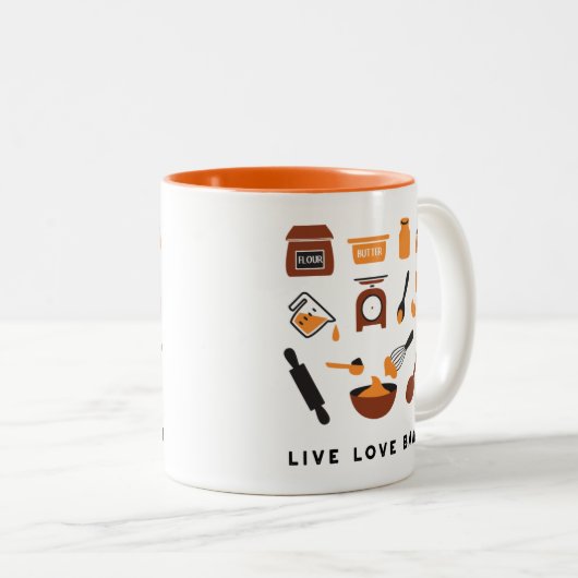 Tasse 2 Couleurs Outils de cuisson doux (Devant droit)