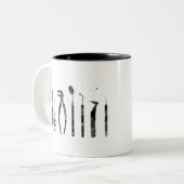 Tasse 2 Couleurs Outils de dentiste (Devant gauche)