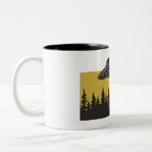 Tasse 2 Couleurs OVNI Raccoon (Gauche)